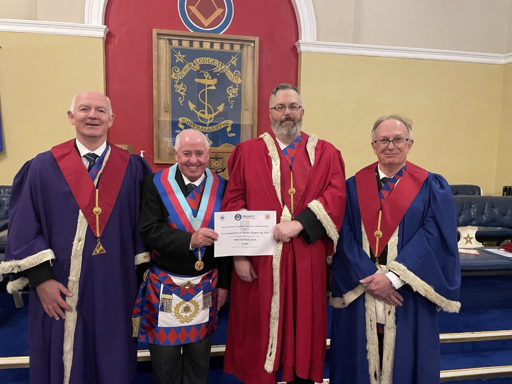 chapter donation to festival