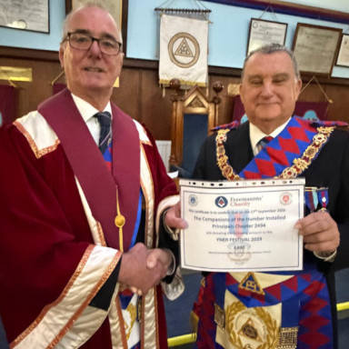 Humber Installed Principals donation to Festival