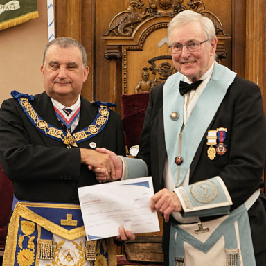 Eboracum Lodge Celebrates 150 Years with Festival donation